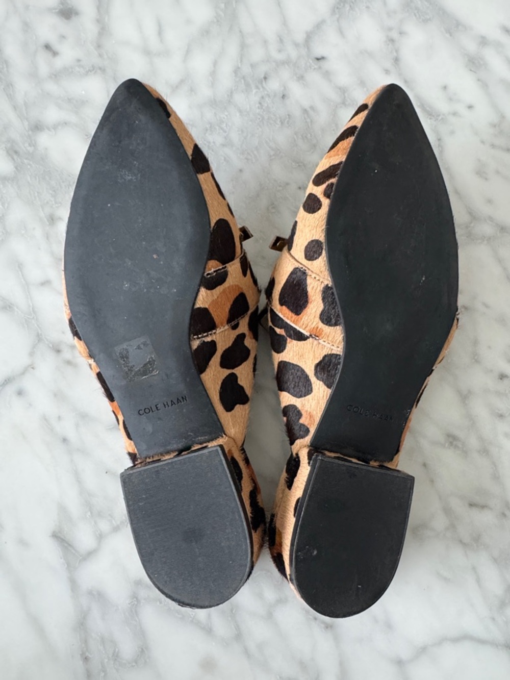 🌼COLE HAAN🌼 Piper Leopard-Print Pointed Mule, Size 8 - Picture 6 of 8
